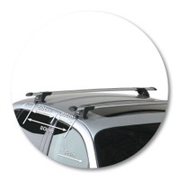 Prorack Black 2 Bar Aero Through Bar kit to suit Chrysler PT Cruiser 5dr Hatch (2000 - 2010)