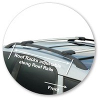 Prorack Silver 2 Bar Aero Rail Bar kit to suit Skoda Roomster 5dr MPV (2006 - Current)