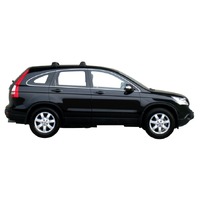 Prorack Black 2 Bar Aero Through Bar kit to suit Honda CR-V 5dr SUV (2007 - 2012)