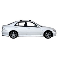 Prorack Black 2 Bar Aero Through Bar kit to suit Toyota Altezza 4dr Sedan (1998 - 2005)