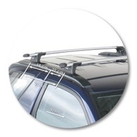 Prorack Black 2 Bar Aero Through Bar kit to suit Suzuki Escudo 3dr SUV (11/2005 - 2012)