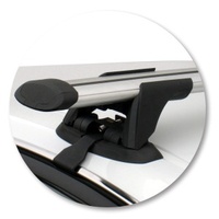 Prorack Silver 2 Bar Aero Through Bar kit to suit Holden Statesman WM 4dr Sedan (2006 - 2020)