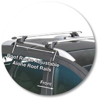 Prorack Black 2 Bar Aero Through Bar kit to suit Peugeot 308 SW 5dr Wagon (2008 - Current)