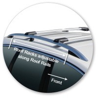 Prorack Silver 2 Bar Aero Rail Bar kit to suit Volkswagen Passat Mk7 5dr Wagon (11/2010 - 4/2015)