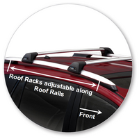 Prorack Black 2 Bar Aero Flush Bar kit to suit Toyota Rav4 5dr SUV (2013 - 2019)