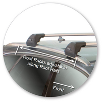 Prorack Silver 2 Bar Aero Flush Bar kit to suit Audi A4/S4/RS4 Avant 5dr Wagon (2009 - 2015)