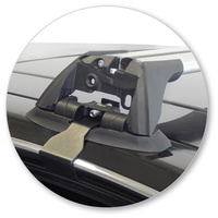 Prorack Silver 2 Bar Aero Flush Bar kit to suit Holden Caprice 4dr Sedan (2006 - 2020)