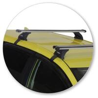 Prorack Silver 2 Bar Heavy Duty Through Bar kit to suit Toyota Corolla 5dr Hatch (2013 - 7/2018)