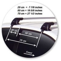 Prorack Black Flush Bar Kit for Volkswagen Golf Mk6 3dr Hatch  1/10 - /12 (K549 &amp; S25B)