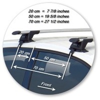 Prorack Black Through Bar Kit for Volkswagen Golf Mk6 3dr Hatch  1/10 - /12 (K549 &amp; S16B)