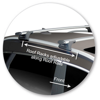 Prorack Black 2 Bar Aero Through Bar kit to suit Haval H2 5dr SUV (2017 - Current)