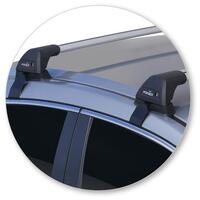 Prorack Silver 2 Bar Aero Flush Bar kit to suit Honda Civic 4dr Sedan (11/2016 - 2020)