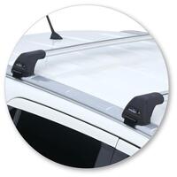 Prorack Black 2 Bar Aero Flush Bar kit to suit Ford Everest 5dr SUV (2015 - 9/2022)