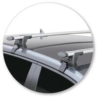 Prorack Black 2 Bar Aero Through Bar kit to suit Audi Q2 5dr SUV (2016 - Current)