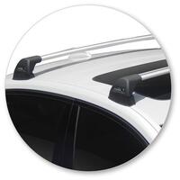 Prorack Silver 2 Bar Aero Flush Bar kit to suit BMW 7 Series G11 4dr Sedan (2016 - 5/2022)