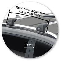 Prorack Black 2 Bar Aero Flush Bar kit to suit Haval H6 5dr SUV (2017 - Current)