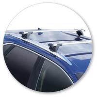 Prorack Silver 2 Bar Aero Through Bar kit to suit Ford Endura 5dr SUV (2019 - Current)