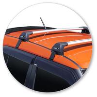 Prorack Silver 2 Bar Aero Flush Bar kit to suit Suzuki Ignis 5dr Hatch (2017 - Current)