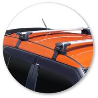 Prorack Silver 2 Bar Aero Through Bar kit to suit Suzuki Ignis 5dr Hatch (2017 - Current)