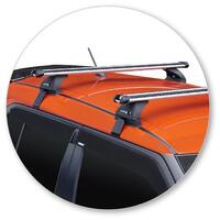 Prorack Silver 2 Bar Heavy Duty Through Bar kit to suit Suzuki Ignis 5dr Hatch (2017 - Current)