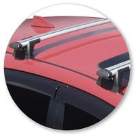 Prorack Black 2 Bar Aero Through Bar kit to suit Subaru Impreza 5dr Hatch (2017 - Current)