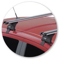 Prorack Silver 2 Bar Heavy Duty Through Bar kit to suit Holden Barina 5dr Hatch (2017 - 2020)