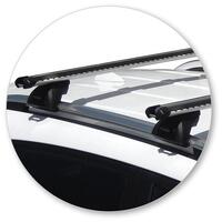 Prorack Silver 2 Bar Heavy Duty Through Bar kit to suit MG GS 5dr SUV (2/2017 - Current)