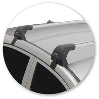 Prorack Silver 2 Bar Aero Flush Bar kit to suit Kia Picanto 5dr Hatch (2017 - Current)