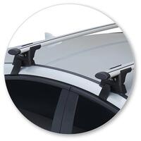 Prorack Silver 2 Bar Aero Through Bar kit to suit MG 6 Plus 5dr Hatch (2017 - Current)