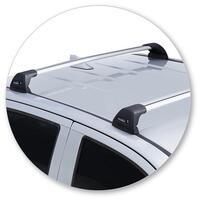 Prorack Silver 2 Bar Aero Flush Bar kit to suit Isuzu D-Max LS-U/LS-M Crew Cab 4dr Ute (2012 - 9/2020)