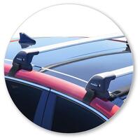 Prorack Black 2 Bar Aero Flush Bar kit to suit Hyundai i30 Glass Roof 5dr Hatch (2017 - Current)