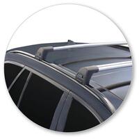 Prorack Black 2 Bar Aero Flush Bar kit to suit BMW 5 Series G31 Touring 5dr Wagon (2017 - Current)