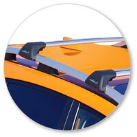 Prorack Black 2 Bar Aero Flush Bar kit to suit Subaru XV 5dr SUV (2012 - 2022)