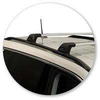 Prorack Silver 2 Bar Aero Flush Bar kit to suit Jeep Compass 5dr SUV (2017 - Current)