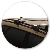 Prorack Black 2 Bar Aero Through Bar kit to suit Land Rover Range Rover Velar 5dr SUV (2017 - Current)