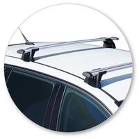 Prorack Black 2 Bar Aero Through Bar kit to suit Holden Commodore VF II 5dr Wagon (4/2017 - 2018)