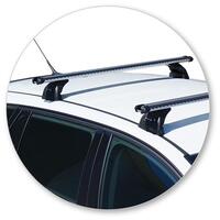 Prorack Silver 2 Bar Heavy Duty Through Bar kit to suit Holden Commodore VF II 5dr Wagon (4/2017 - 2018)