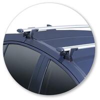 Prorack Silver 2 Bar Aero Through Bar kit to suit Honda City 4dr Sedan (5/2017 - Current)