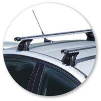 Prorack Black 2 Bar Heavy Duty Through Bar kit to suit Holden Commodore VF II 4dr Sedan (4/2017 - 2018)