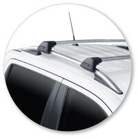 Prorack Silver 2 Bar Aero Flush Bar kit to suit Mercedes-Benz X-Class 4dr Ute (2018 - 2020)