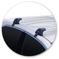 Prorack Silver 2 Bar Aero Flush Bar kit to suit Toyota Camry 4dr Sedan (2018 - Current)