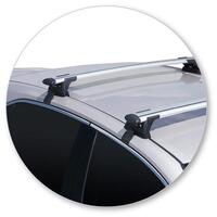 Prorack Silver 2 Bar Aero Through Bar kit to suit Toyota Camry 4dr Sedan (2018 - Current)