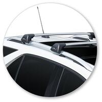 Prorack Silver 2 Bar Aero Flush Bar kit to suit Holden Equinox 5dr SUV (12/2017 - 2020)