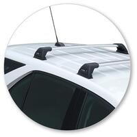 Prorack Silver 2 Bar Aero Flush Bar kit to suit Holden Equinox 5dr SUV (12/2017 - 2020)