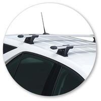 Prorack Black 2 Bar Aero Through Bar kit to suit Holden Equinox 5dr SUV (12/2017 - 2020)