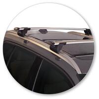 Prorack Black 2 Bar Aero Through Bar kit to suit Volvo XC40 5dr SUV (2018 - Current)