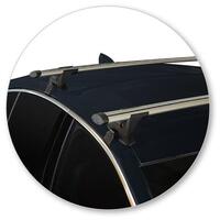 Prorack Silver 2 Bar Aero Through Bar kit to suit Holden Commodore 5dr Hatch (2018 - 2020)