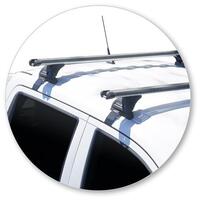 Prorack Silver 2 Bar Heavy Duty Through Bar kit to suit Mercedes-Benz X-Class 4dr Ute (4/2018 - Current)