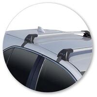 Prorack Silver 2 Bar Aero Flush Bar kit to suit Toyota Corolla 5dr Hatch (8/2018 - Current)