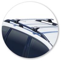 Prorack Black 2 Bar Aero Through Bar kit to suit Subaru Forester 5dr SUV (10/2018 - Current)